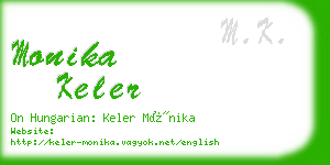 monika keler business card
